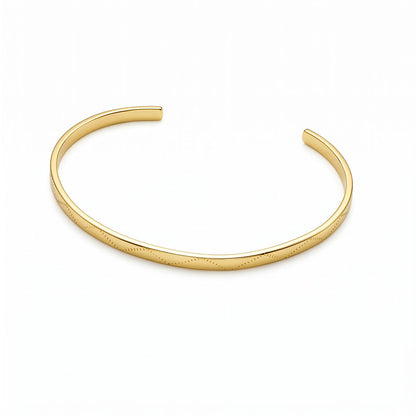 Engraved Zigzag Brass Armlet, Upper Arm Cuff | Rubi - EcoDunia