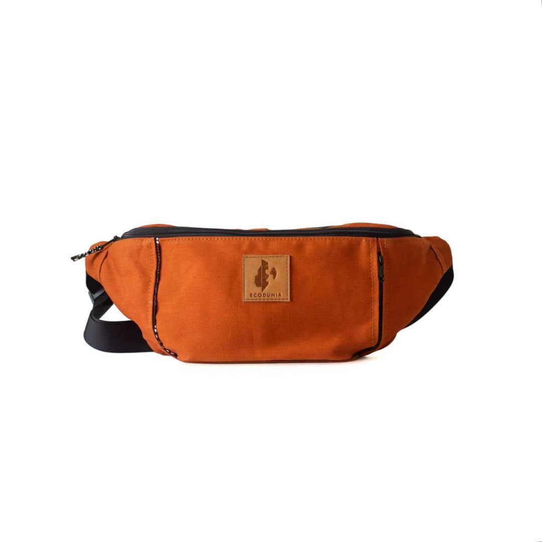 Crossbody Large Fanny Pack -  Canvas Waist Bag 