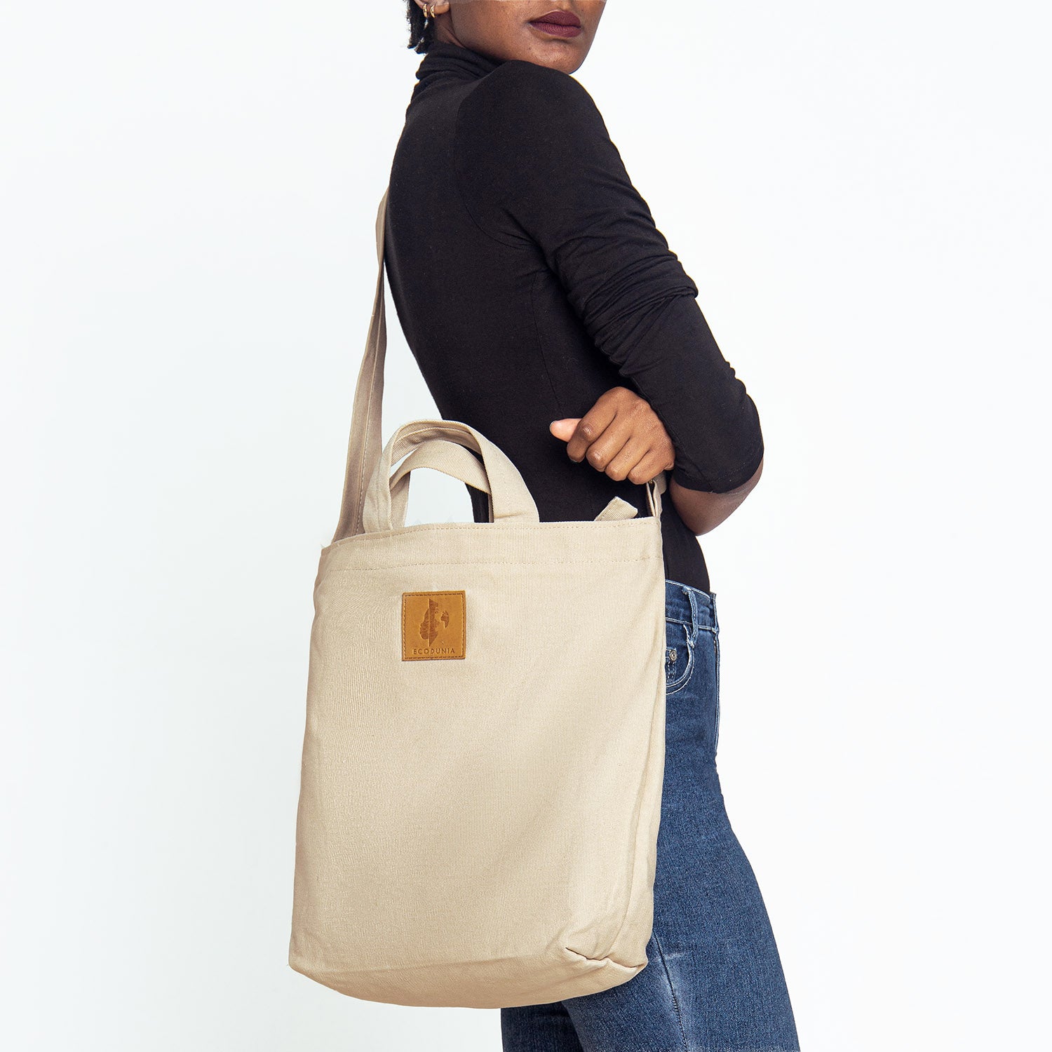 The Amani Carry All Bag - Sand White