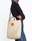 The Amani Carry All Bag - Sand White