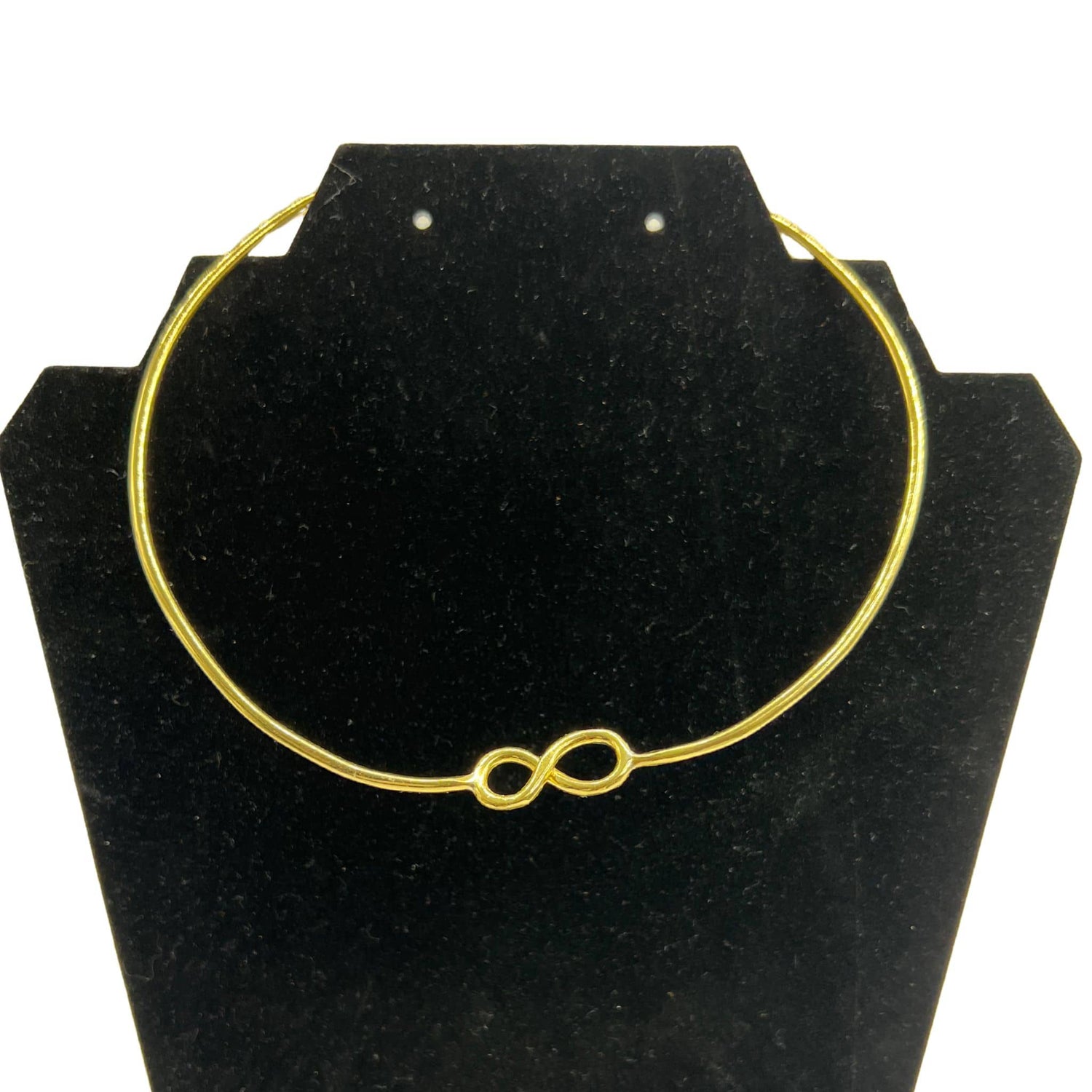 Saya Infinite Brass Cuff Choker Necklace | Handmade Jewelry