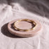 Smooth Sculptural Brass Bangle Bracelet | Sema - EcoDunia