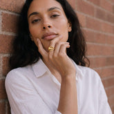 Brass Sculptural Wrap Ring | Sola Ecodunia