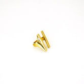 Smoonth and Hammered Double Bar Ring | Sema Ecodunia