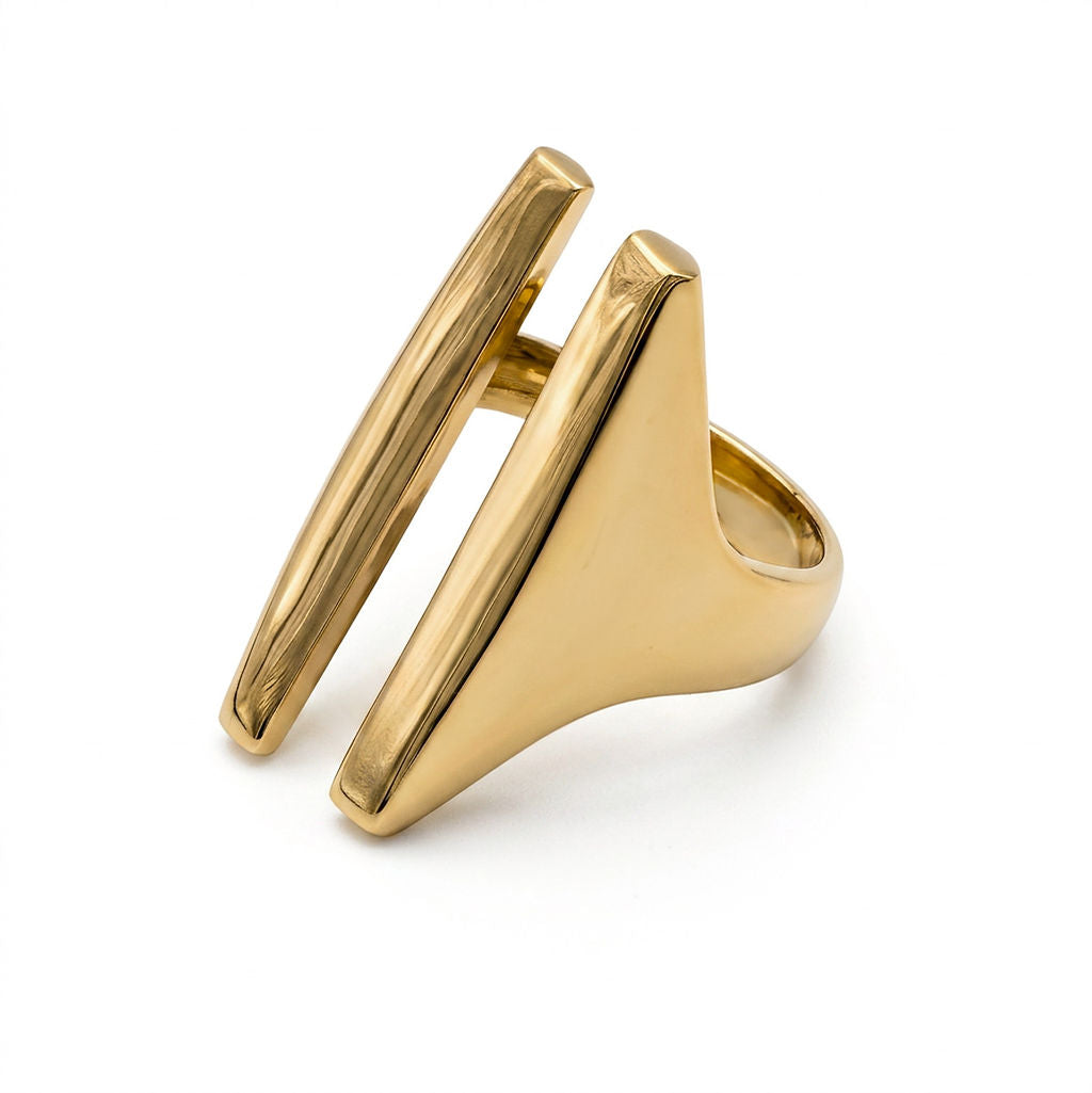 Smooth Double Bar Adjustable Ring | Sema EcoDunia