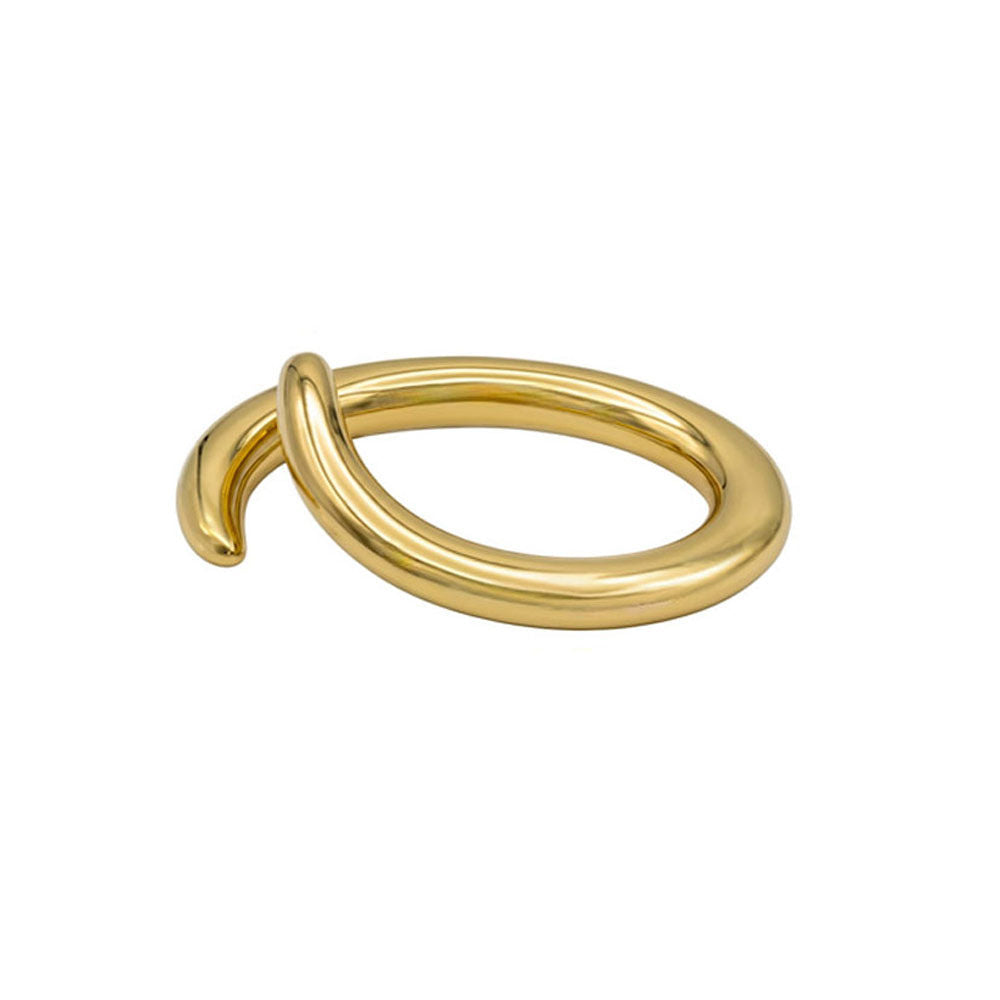 Shani Rind Shani Adjustable Bypass Ring | Handmade Brass Jewelry