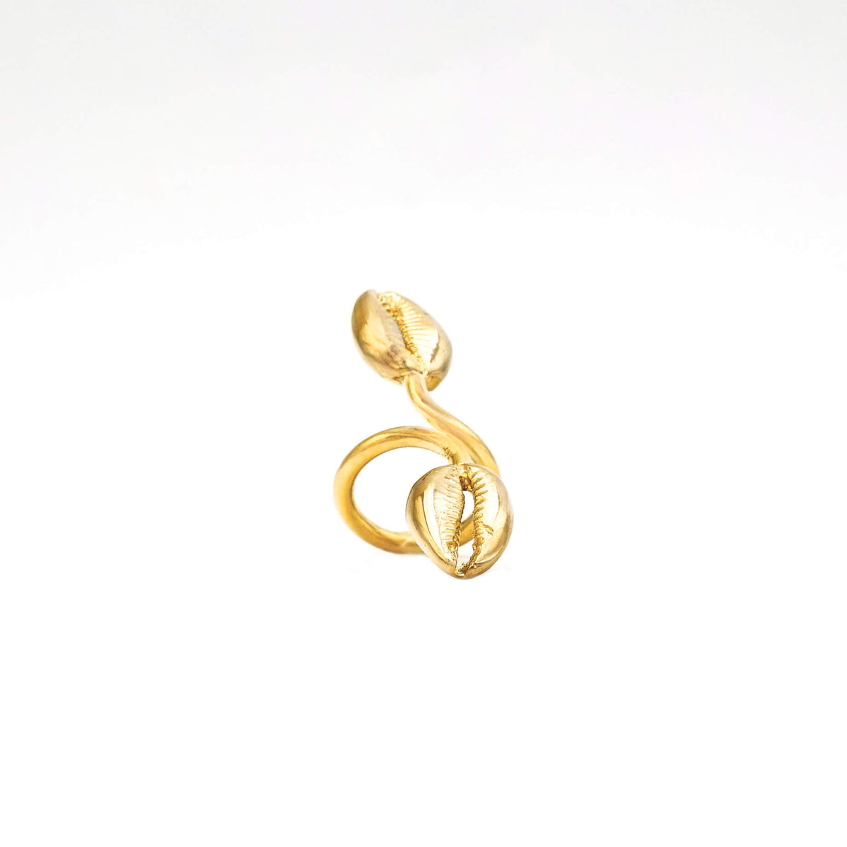Shell Open Brass Ring | Sheli