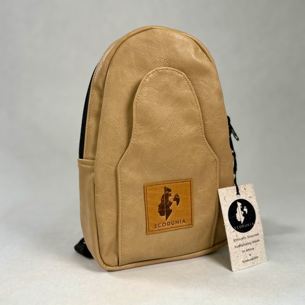 Handcrafted Canvas Shoulder bag- Black