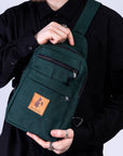 Umoja Sling Bag -Morrison Green Canvas