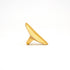 Skia Brass Oval Statement Ring