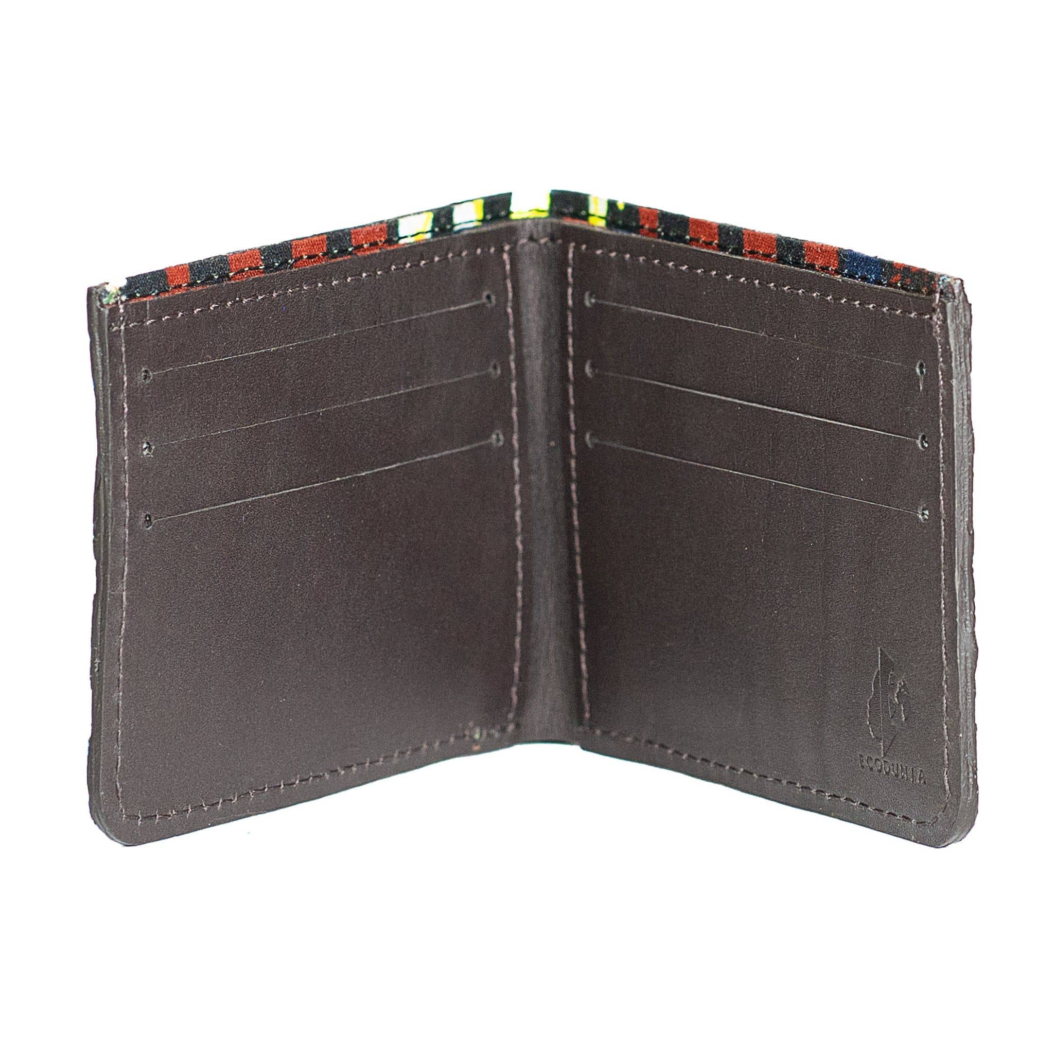 Slim Leather Wallet - Unisex Bifold Minimalist Wallet 