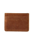 Leather Card Holder - Tan Pull Up