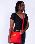 The Mini Amani Crossbody Bag - Red