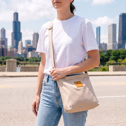 Canvas Mini Crossbody Bag for Men &amp; Women | Amani 