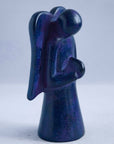 Handmade Soapstone Angels - Dark Blue