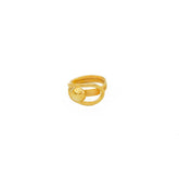 Brass Sculptural Wrap Ring | Sola Ecodunia