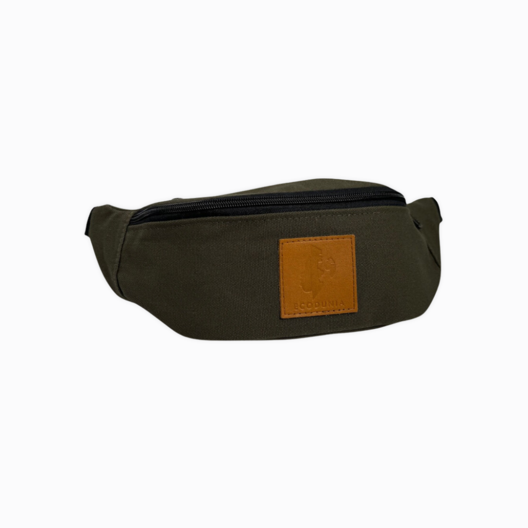 Canvas Fanny Pack- Green