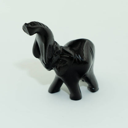 Hand Carved Elephant Soapstone Sculpture