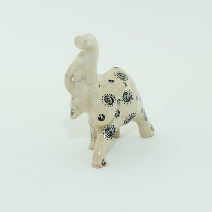 Hand Carved Elephant Soapstone Sculpture