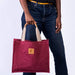 Jute Bag - Maroon