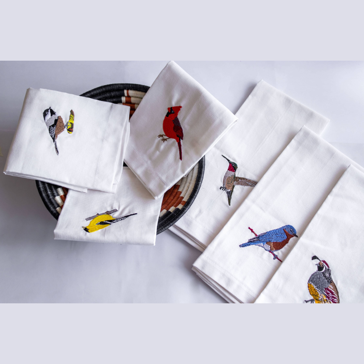 Tea Towels with Birds