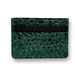 Fish Leather Card Holder - Green