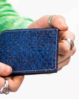 Fish Leather Wallet • Bifold - Standard | Blue