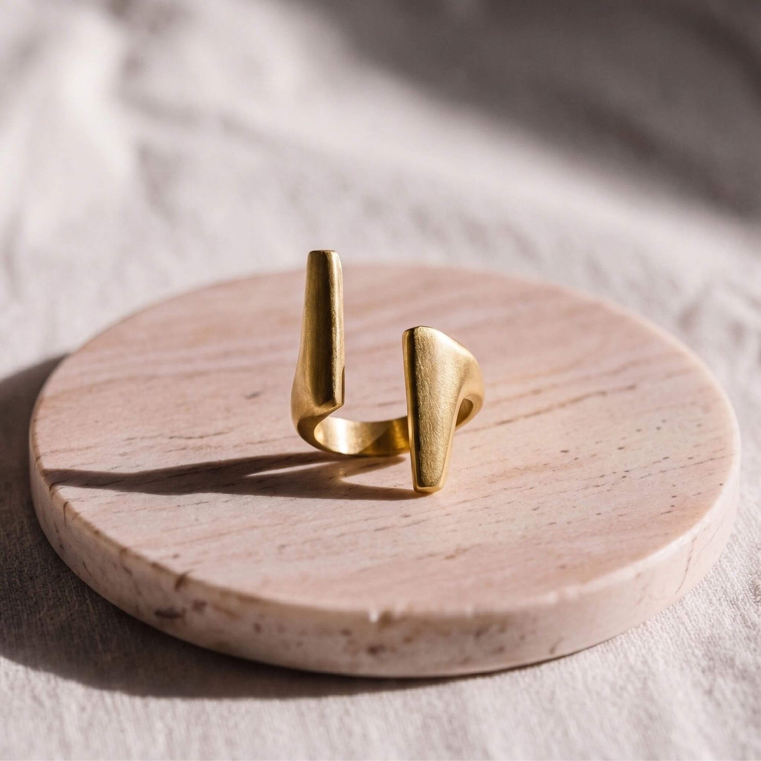 Taa Adjustable Initial Double Parallel Bar Ring Ecodunia