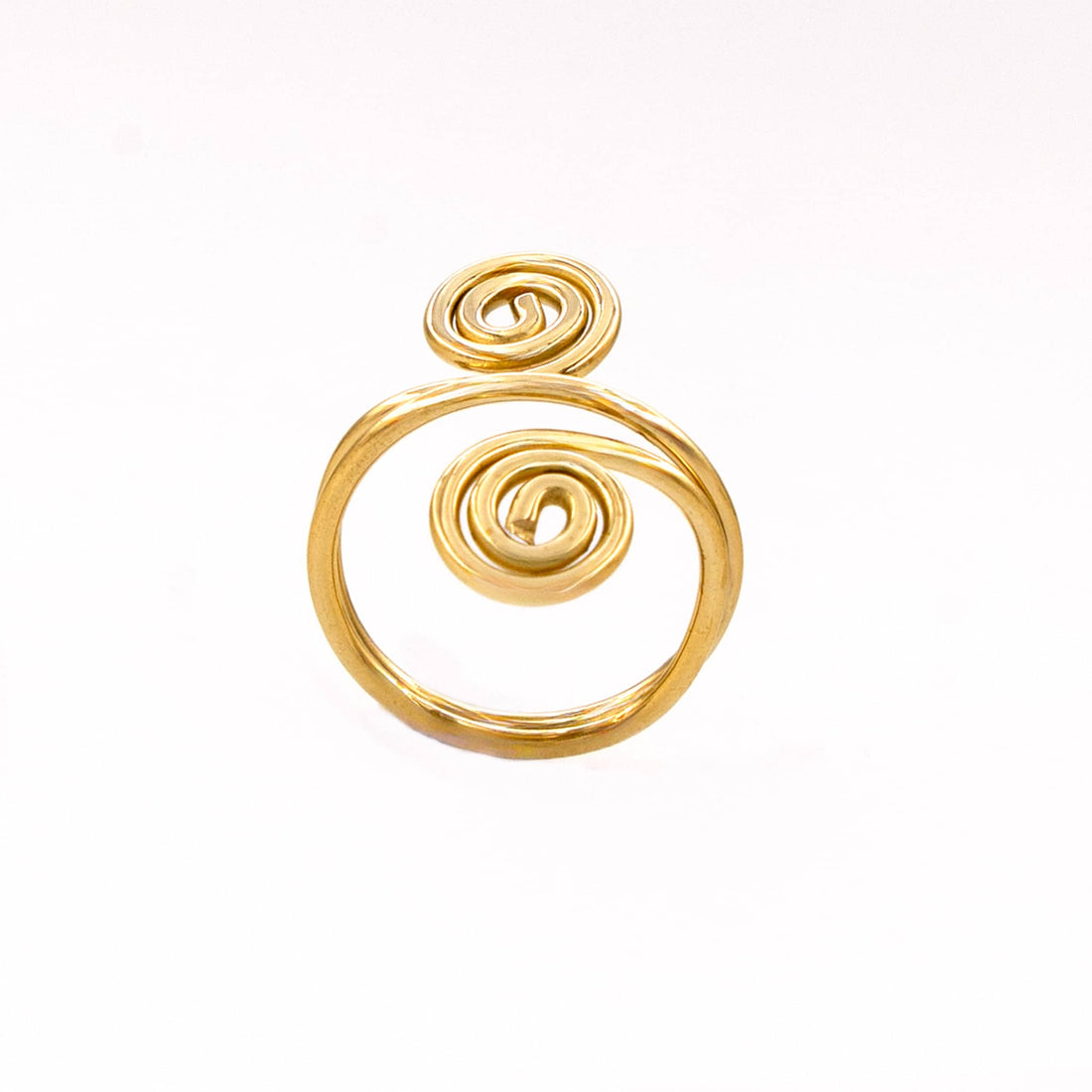 Tala Circular Spiral Wire Ring for Women