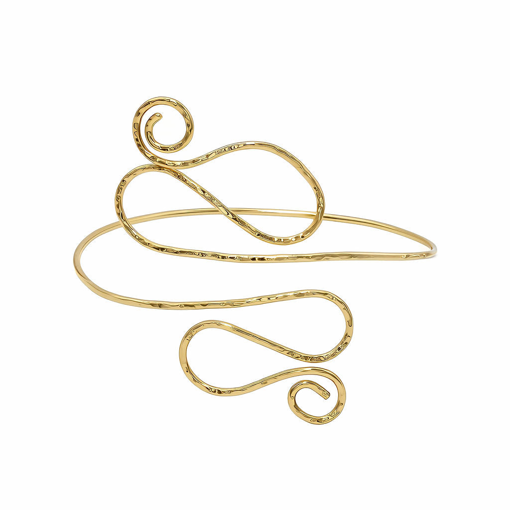Tala Spiral Upper Arm Cuff Jewelry