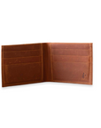 Leather Bifold Standard Wallet -  Tan Pull Up