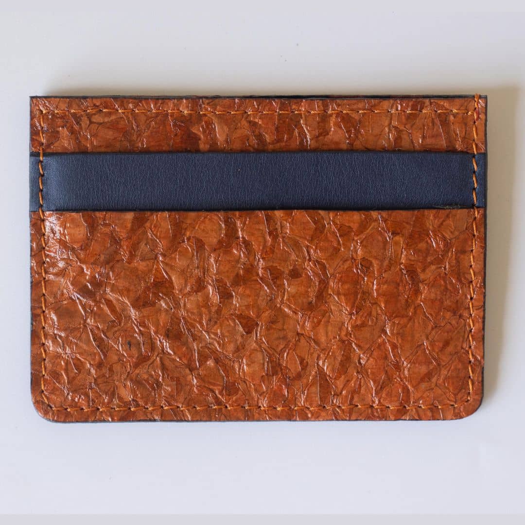 Fish Card Holder Wallet, Unisex Leather Card Case - EcoDunia 