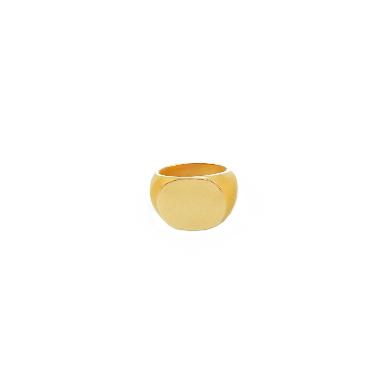 Tanya Brass Signet Ring