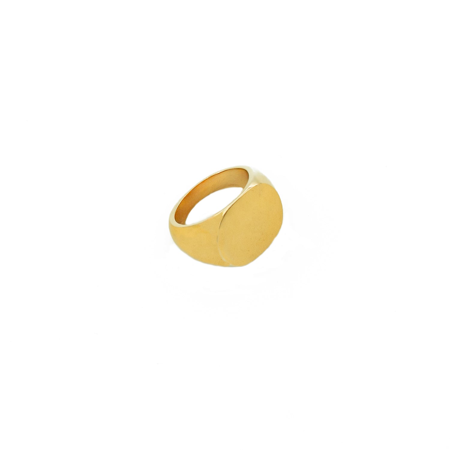 Tanya Brass Signet Ring