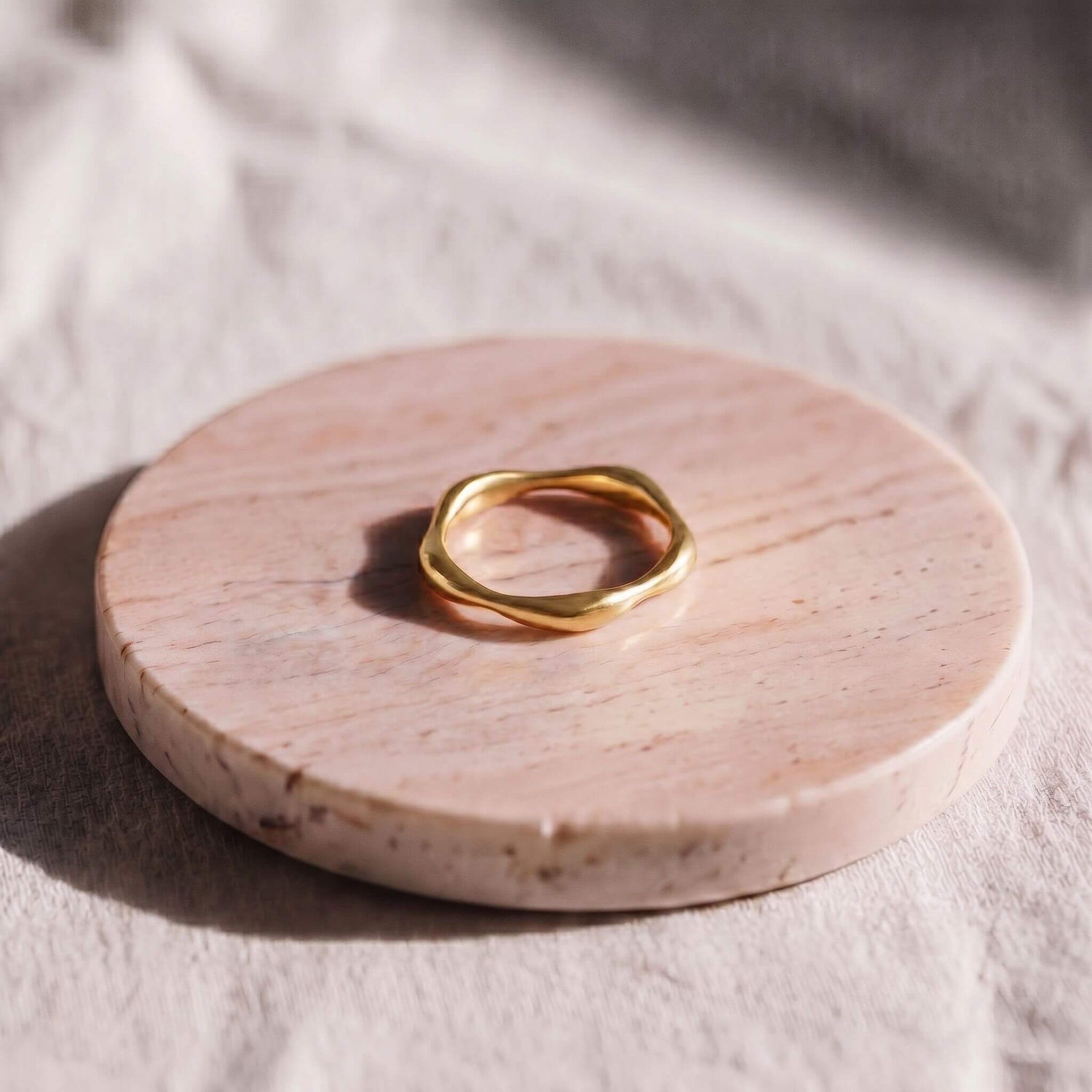 Brass Band Ripple Ring | Taraji Ecodunia