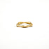 Taraji Brass Ripple Ring for Men and Women