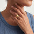 Layered Dome Brass Ring | Tena Ecodunia