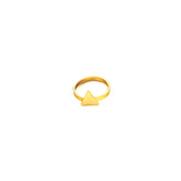 Tende Sacred Triangular Stacking Ring
