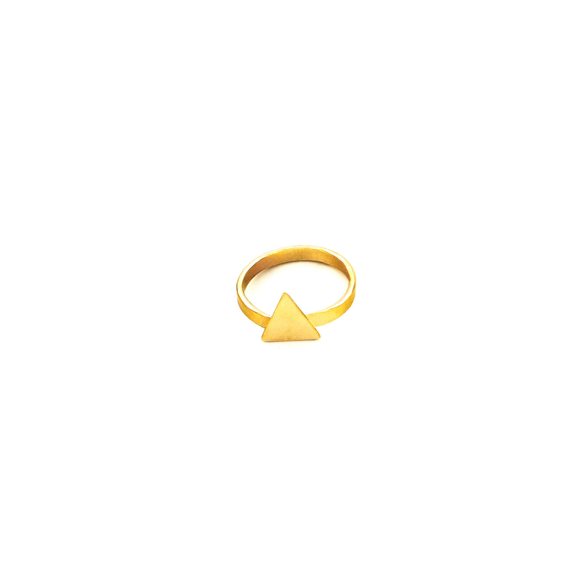 Tende Sacred Triangular Stacking Ring