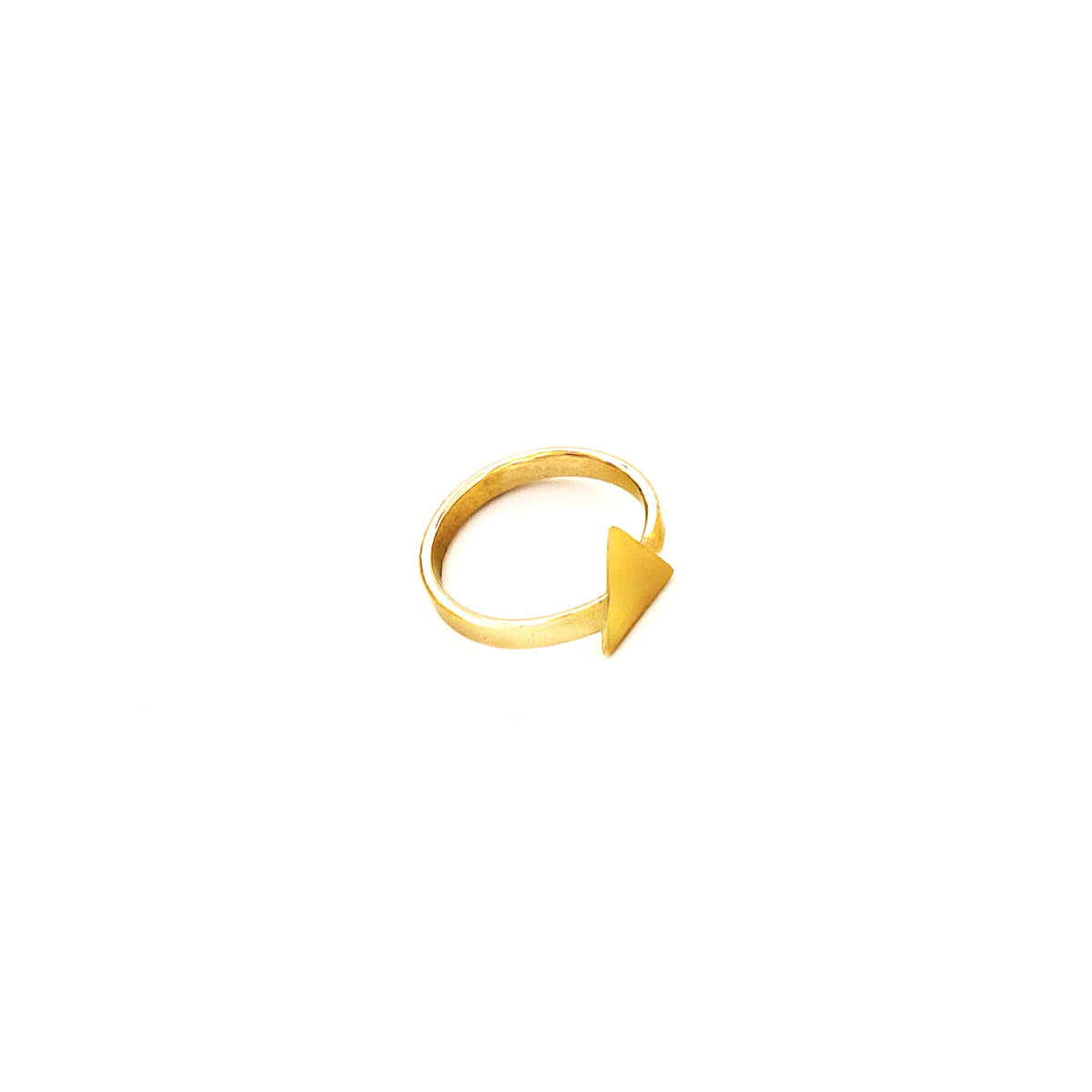 Tende Sacred Triangular Stacking Ring