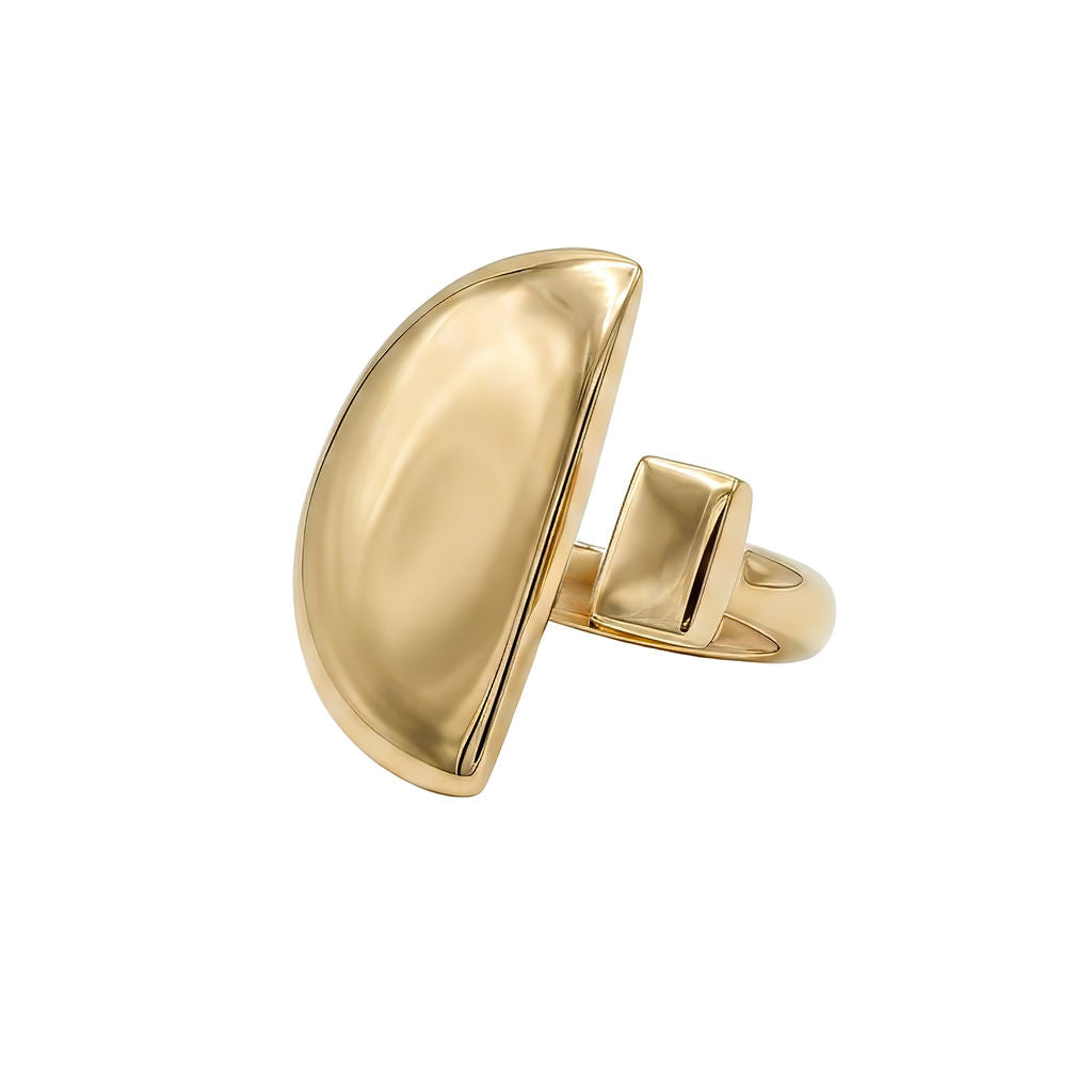 Semicircle and Bar Geometric Ring | Tondo - EcoDunia