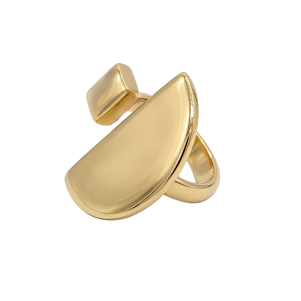Semicircle and Bar Geometric Ring | Tondo - EcoDunia
