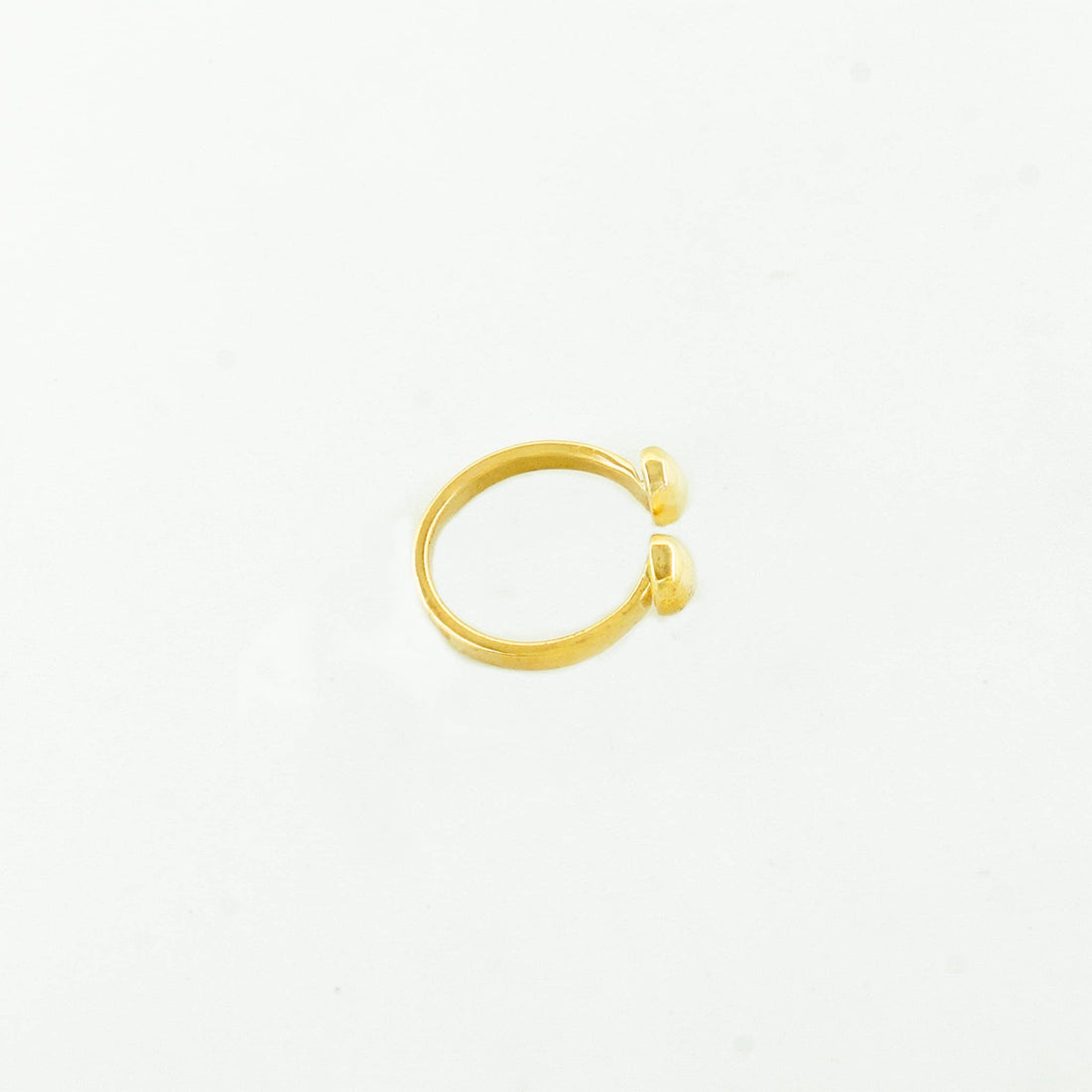 Tone Adjustable Double Ball Ring for Men and Women