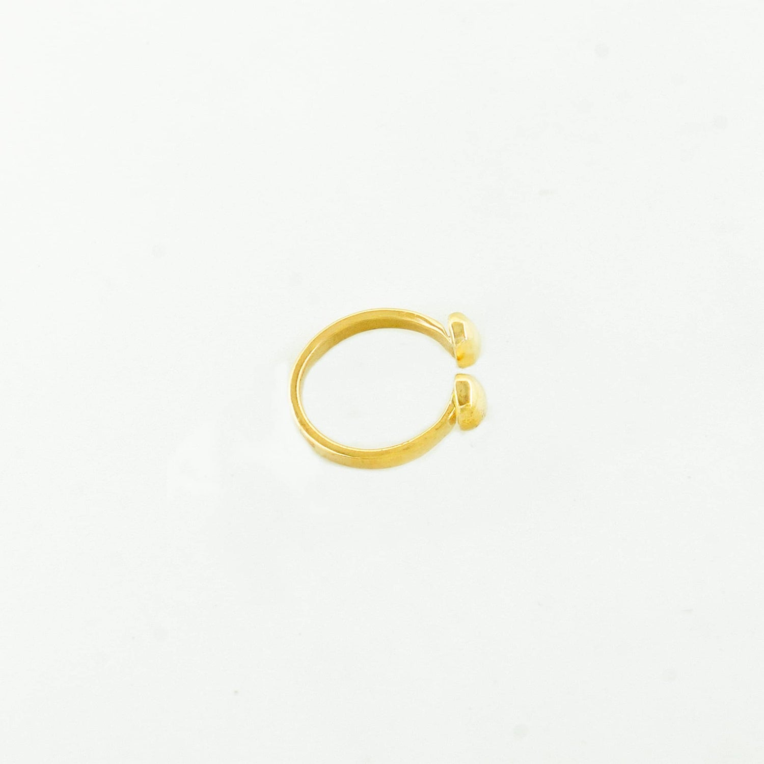 Tone Adjustable Double Ball Ring for Men and Women