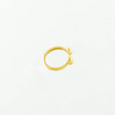 Tone Adjustable Double Ball Ring for Men and Women