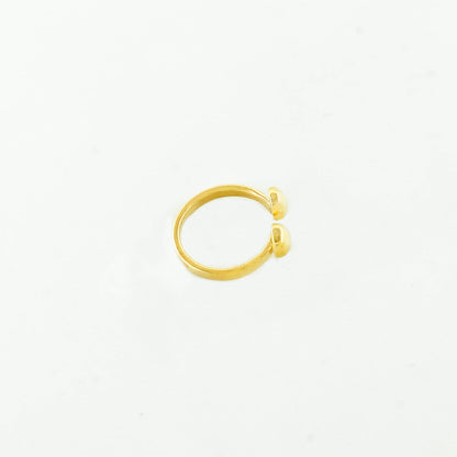 Tone Adjustable Double Ball Ring for Men and Women