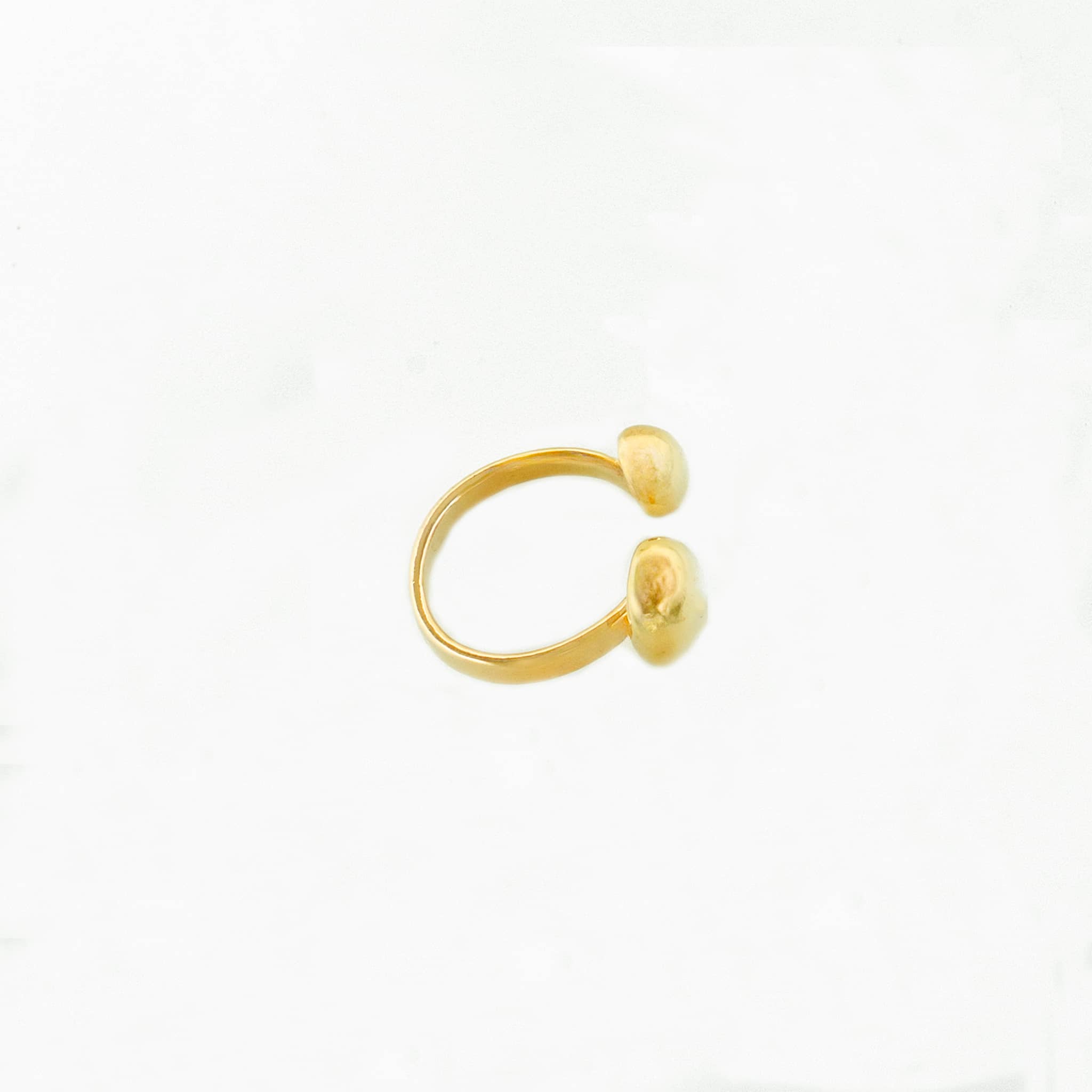 Tone Adjustable Double Ball Ring for Men and Women