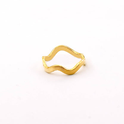 Tosha Round Wave Ring