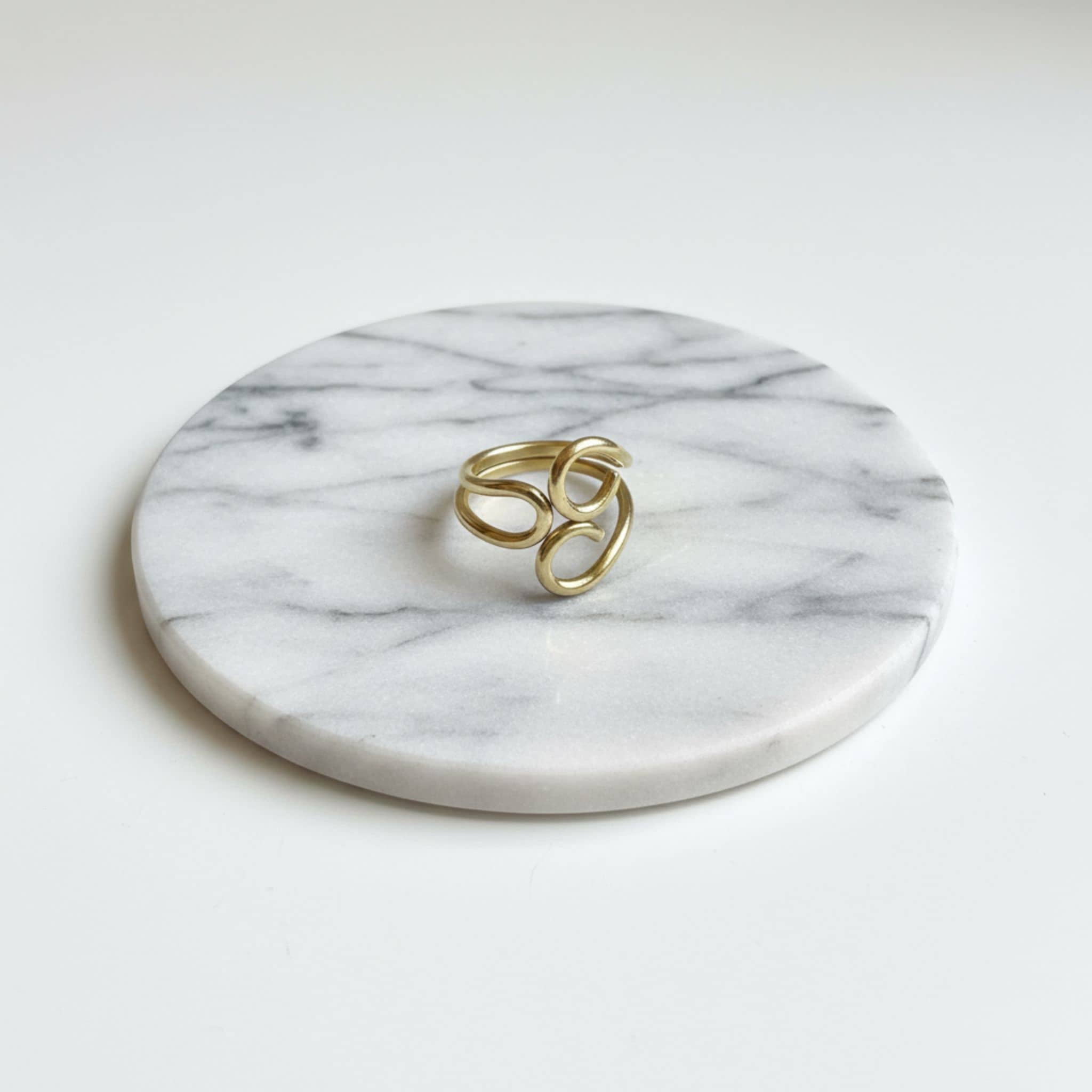 Spiral &amp; Loop Wire Wrap Ring | Tuli