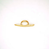 Tulia curved bar ring